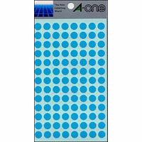 エーワン　０７００６　カラーラベル　９ｍｍ丸　空