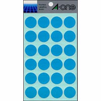 エーワン　０７０４６　カラーラベル２０ｍｍ丸　空