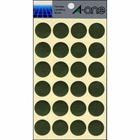 エーワン　０７０５１　カラーラベル２０ｍｍ丸　金