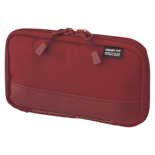 リヒトラブ　Ａ－７６８７－３　コンパクトペンケース　レッド