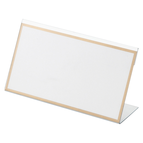 クラウン　ＣＲ－ＫＤ１５０Ｐ－Ｔ　Ｌ型カード立ＰＥＴ製