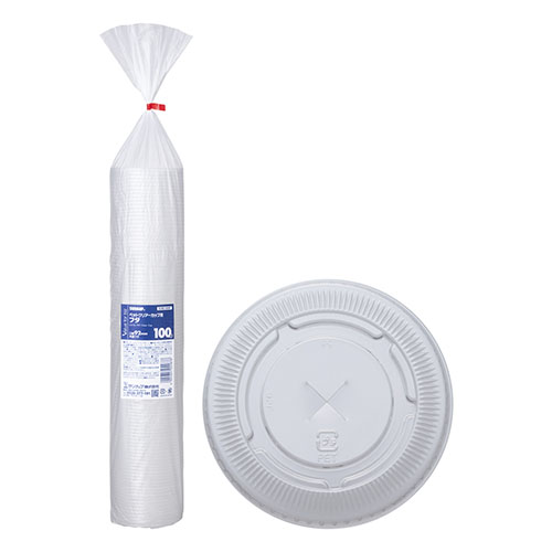 サンナップ　ＣＬ９２－１００Ｆ　サステナブルクリアーカップ　専用フタ