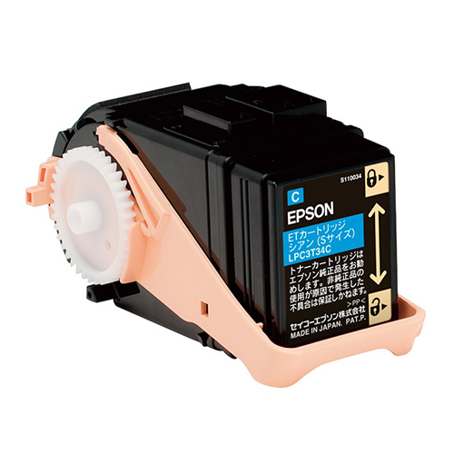 エプソン　ＬＰＣ３Ｔ３４Ｃ　トナーカートリッジシアンＳサイズ