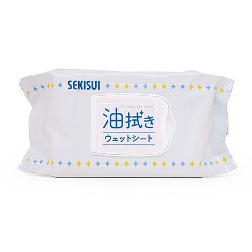 積水成型　Ｊ５０２６３　油拭きウェットシート