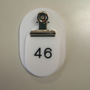 クラウン　ＣＲ－ＯＹ５０－Ｗ　親子札　１－５０　白