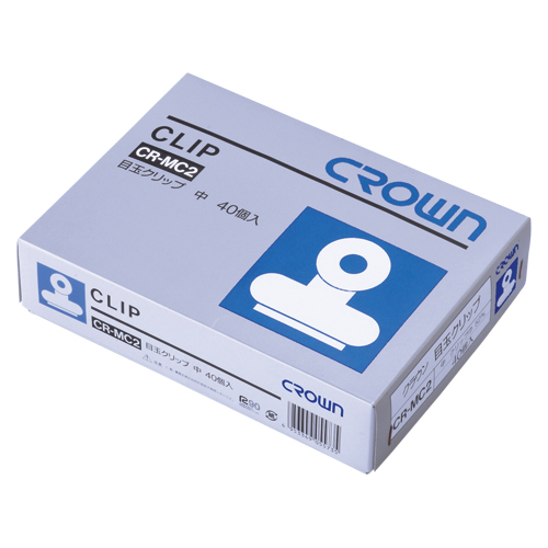 クラウン　ＣＲ－ＭＣ２－ＳＬ　目玉クリップ　中　＜４０個入＞