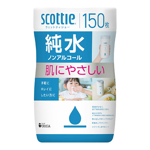 クレシア　４３５０４０　スコッティウェットティシュー１５０枚