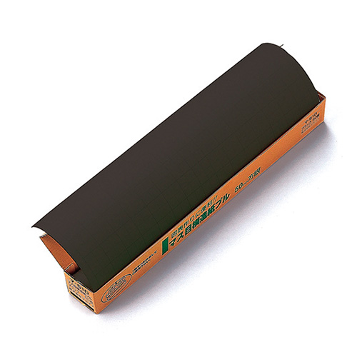 マルアイ　マ－５１Ｄ　マス目模造紙プル　ブラック　５０枚