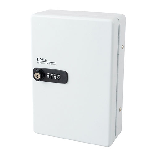 カール　ＣＫＢ－ＣＤ４０－Ｗ　キーボックス　ダイヤル錠タイプ　ホワイト
