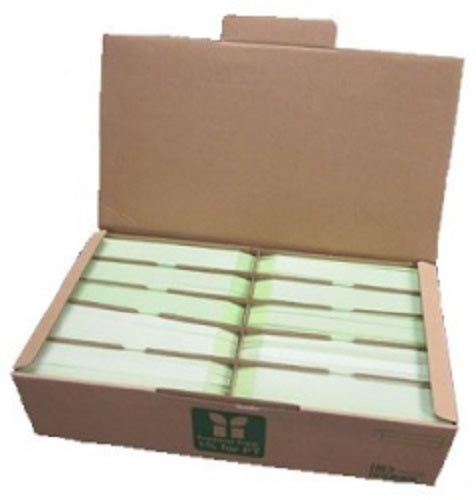 寿堂　１０５５２　カラー上質長３封筒９０ｇ若草〒枠テープ付