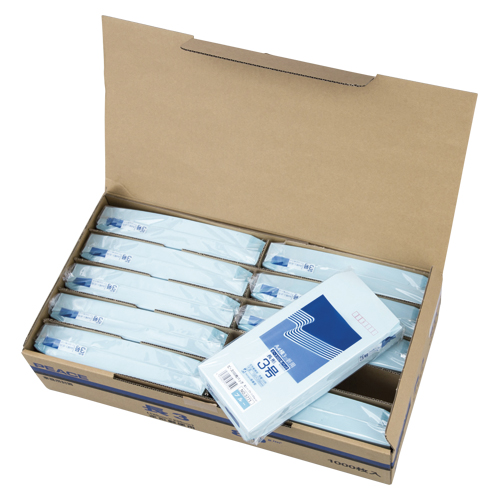 高春堂　５７７１　長３ハーフトーンブルー　８０ｇ１０００枚