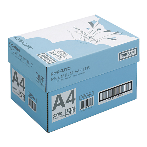 日本ノート（キョ　ＰＰＣＫＡ４０５　プレミアムホワイトＡ４　【青箱５冊】