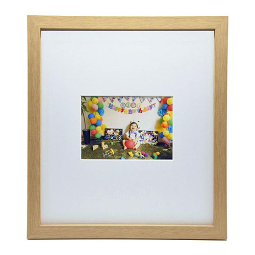 キング写真用品　ＳＫＳ２４２　ＮＴ　写真も飾れる色紙額　ナチュラル