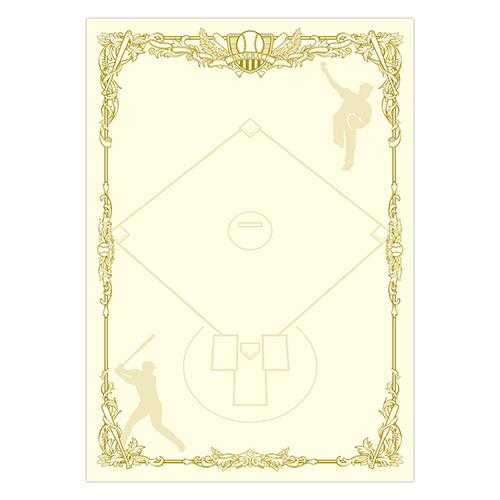 ササガワ　１０－１８０２　スポーツ賞状用紙　横書き