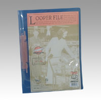 リヒトラブ　Ｆ－３００６アカ　ルーパーファイル　Ａ４・Ｓ　赤