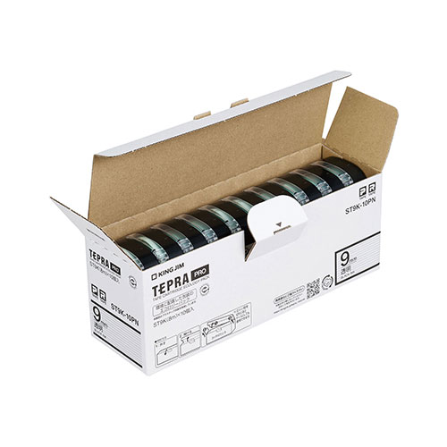 キングジム　ＳＴ９Ｋ－１０ＰＮ　ＰＲＯテ－プエコパック透明ラベル１０個