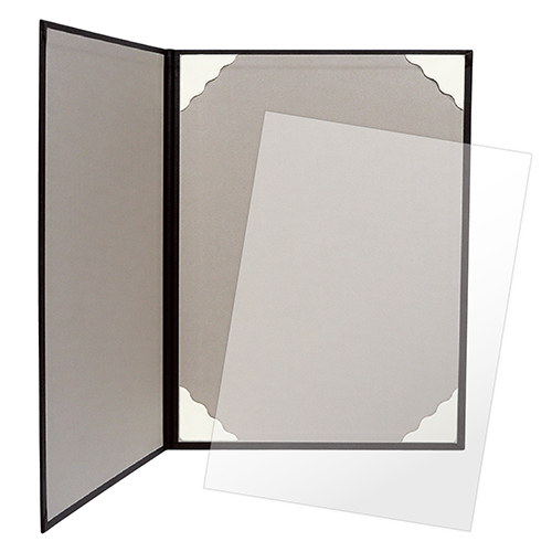 ササガワ　１０－６００２　証書ファイル　Ａ４　焦茶栗