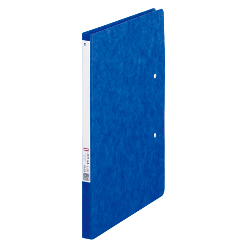 リヒトラブ　Ｆ－３０２アイ　パンチレスファイル　２ツ折　Ｂ５　藍