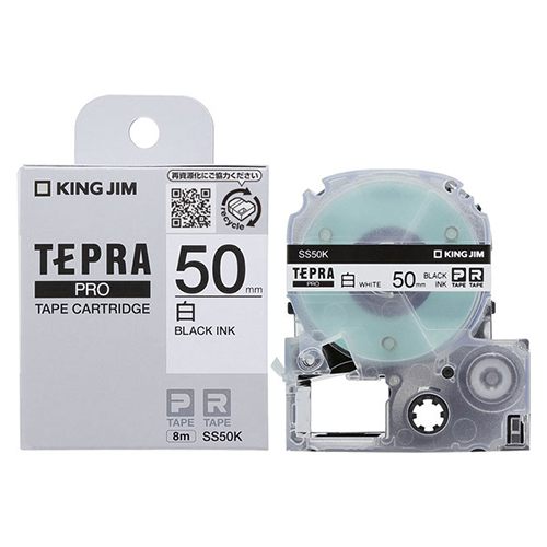 キングジム　ＳＳ５０Ｋ　ＰＲＯテ－プカ－トリッジ・白ラベル