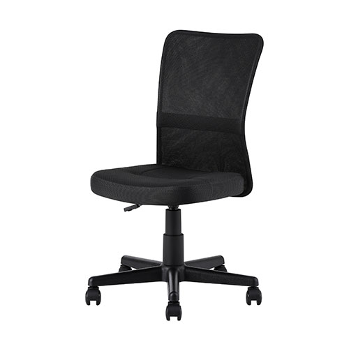 アイリスオーヤマ　ＯＦＣ－ＭＢＲブラック　メッシュバックチェア　ブラック