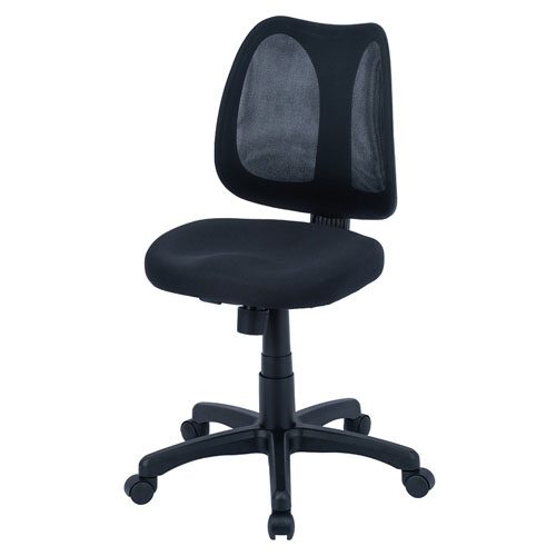 ナカバヤシ　ＲＺＳ－２０１ＢＫ　ソリッドメッシュチェア／ブラック