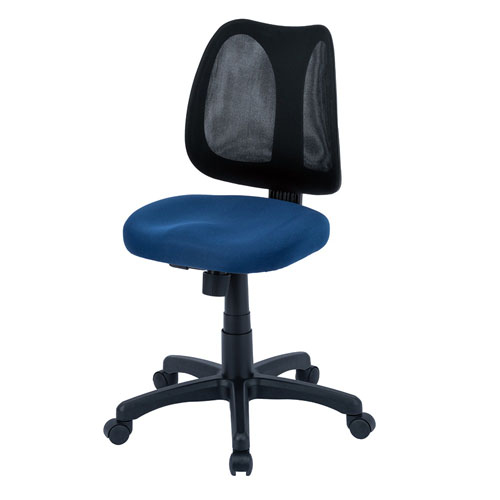 ナカバヤシ　ＲＺＳ－２０１ＮＢ　ソリッドメッシュチェア／ネイビー