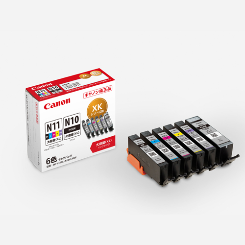 キヤノン　ＸＫＩ－Ｎ１１ＸＬ＋Ｎ１０ＸＬ／６ＭＰ　インクタンクＸＫＩＮ１１Ｎ１０ＸＬ／６Ｍ