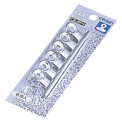 クラウン　ＣＲ－ＭＰ４－ＳＬ　目玉クリップ　パック入　小々＜６個入＞