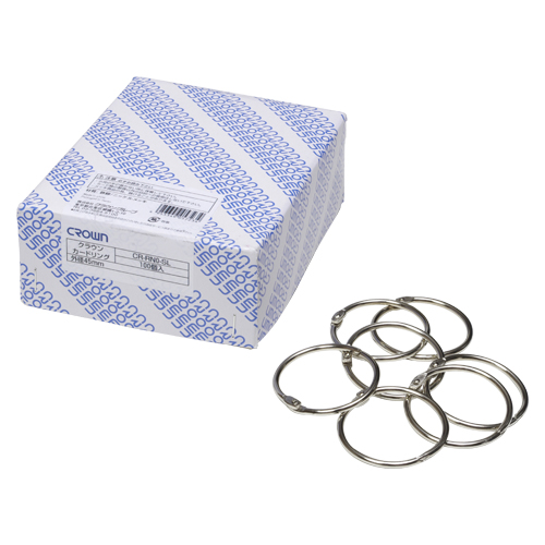 クラウン　ＣＲ－ＲＮ０－ＳＬ　カードリング（１００個入）＃０　箱入