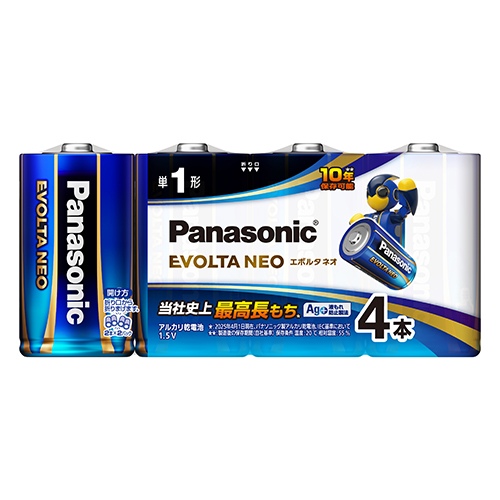 パナソニック　ＬＲ２０ＮＪ／４ＳＷ　エボルタＮＥＯ単１形４本お買い得パック