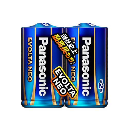 パナソニック　ＬＲ１４ＮＪ／２ＳＥ　エボルタＮＥＯ単２形２本シュリンクパック