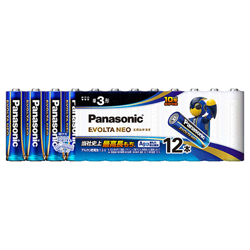 パナソニック　ＬＲ６ＮＪ／１２ＳＷ　エボルタＮＥＯ単３形１２本お買い得パック