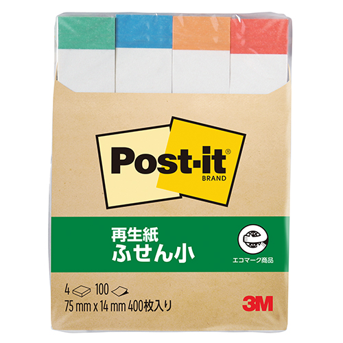 スリーエム　５６０ＲＰ－Ｒ　ポストイット再生紙ふせんハーフレインボー