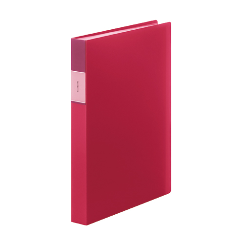 キングジム　ＦＶ１６６－３Ｔ－Ｒ　ＦＶ　クリアーフアイル（透明）６０Ｐ赤