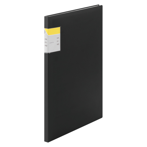 キングジム　８６３２－ＢＫ　クリアーファイル　カキコ２０Ｐ　黒