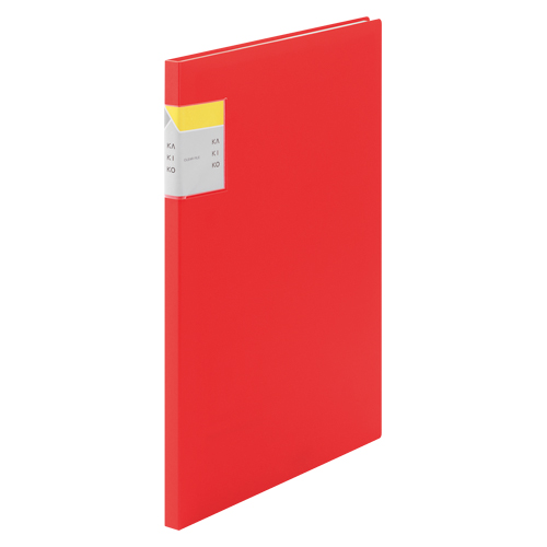 キングジム　８６３２－Ｒ　クリアーファイル　カキコ２０Ｐ　赤