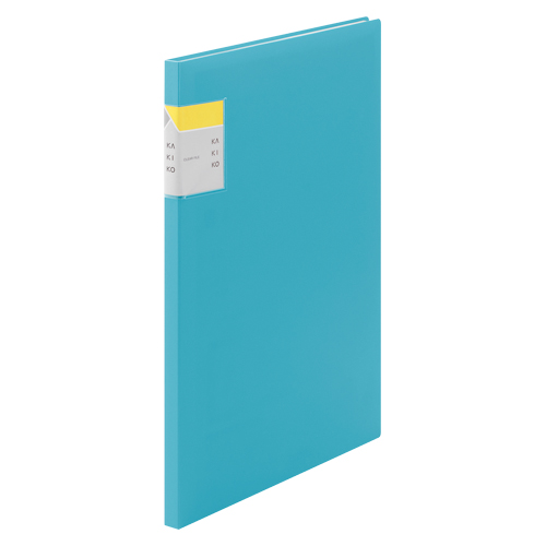 キングジム　８６３２－ＬＢ　クリアーファイル　カキコ２０Ｐ　水色