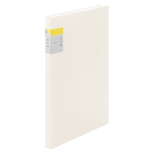 キングジム　８６３２Ｗ－Ｗ　クリアーファイル　カキコ４０Ｐ　白
