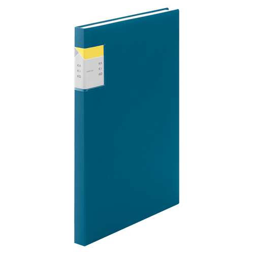 キングジム　８６３２Ｗ－ＮＶ　クリアーファイル　カキコ４０Ｐネイビー