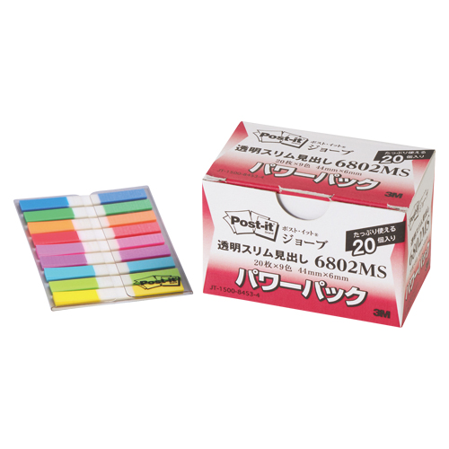 スリーエム　６８０２ＭＳ　ポストイットジョーブパワーＰ透明見出し
