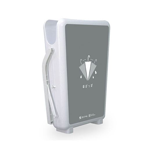 スリー・アール　３Ｒ－ＵＤＹ０２ＧＹ　傘のしずくとり傘ぱっぱ　ホワイト／グレー