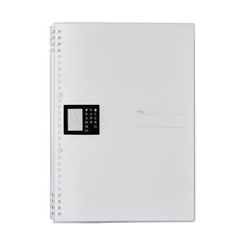 キングジム　９８５６ＴＴＥ－Ｔ　リングノート　テフレーヌ　Ａ４　透明