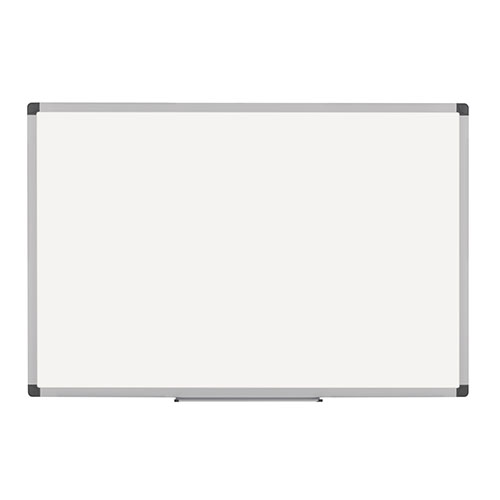 アスカ　ＨＷＢ００２　アルミ枠ホーローホワイトボード　無地