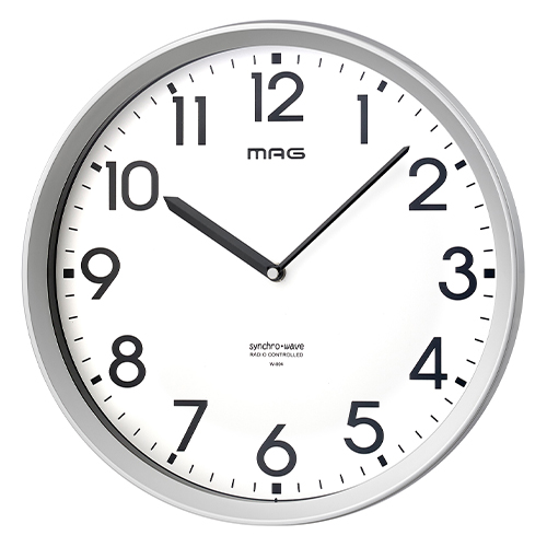 ノア精密　Ｗ－８０４　ＳＭ－Ｚ　ＭＡＧ電波掛時計　エコグリン