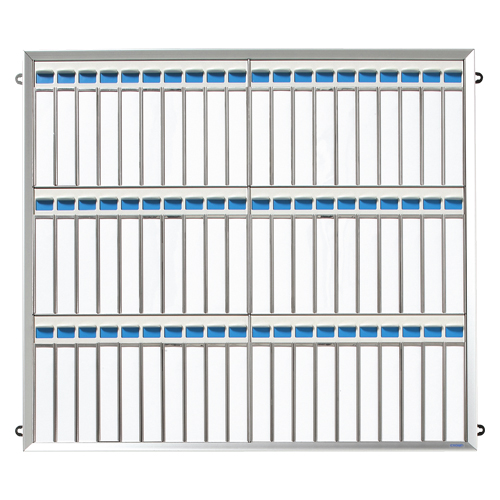 クラウン　ＣＲ－ＮＦ６００Ｋ－ＡＬ　名札掛（アルミ枠付）　６０名用