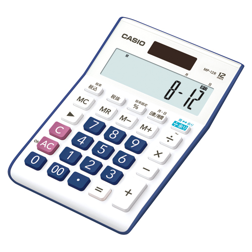 カシオ　ＭＰ－１２Ｒ－Ｎ　余り計算電卓　ミニジャスト
