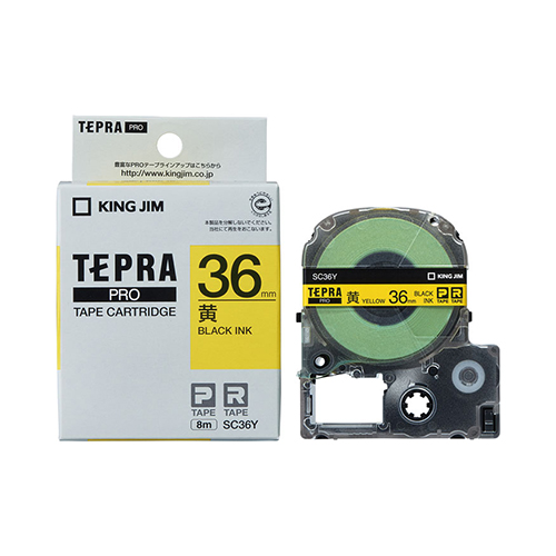 キングジム　ＳＣ３６Ｙ　ＰＲＯテ－プカ－トリッジ・カラ－ラベル
