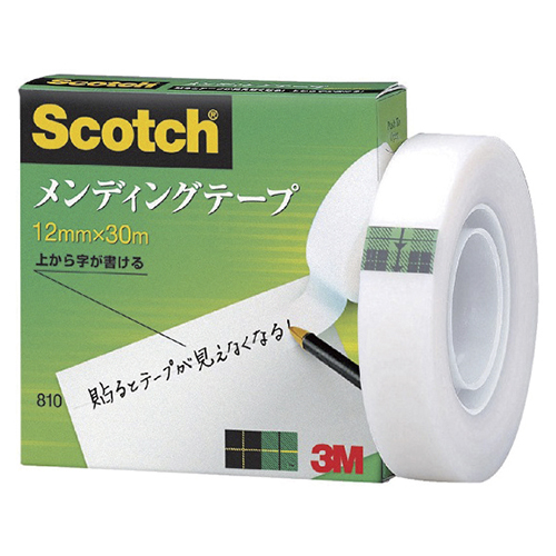 スリーエム　８１０－１－１２　メンディングテープ　幅１２ｍｍ長３０ｍ