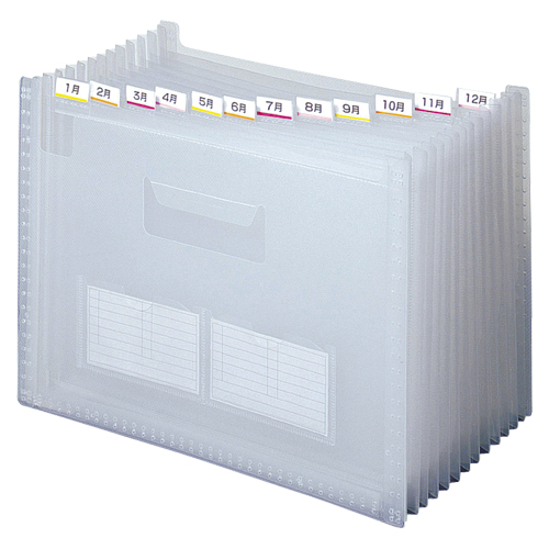 テージー　ＦＤ－２４３－１７　クリア　ドキュメントファイルのびーる２