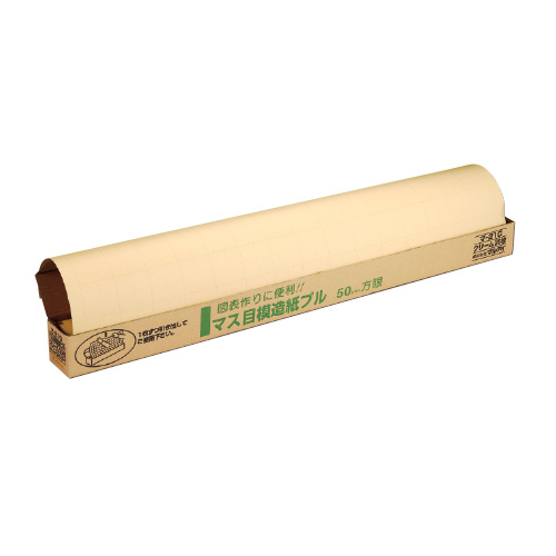 マルアイ　マ－２１Ｃ　マス目模造紙プル　クリーム　２０枚